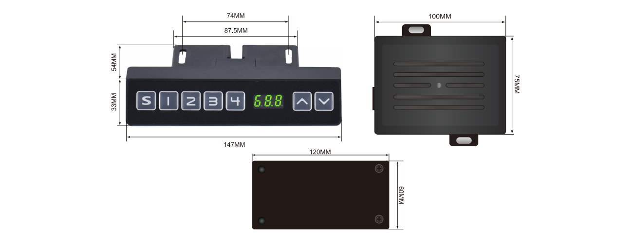 IPS-C5 2 Motors Hall Synchronous Controller